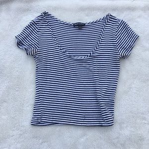 Striped crop top